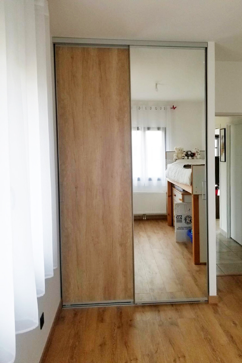 Ensemble 2 portes de placard coulissantes - 2/2