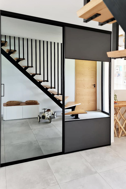 Ensemble 2 portes de placard coulissantes - 2/2