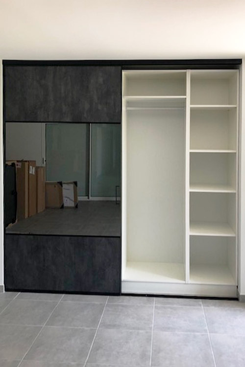 Ensembles 2 portes de placard coulissantes - 3/3