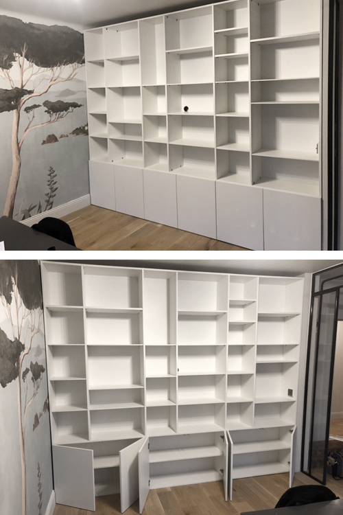 Aménagement bibliothèque - 2/3